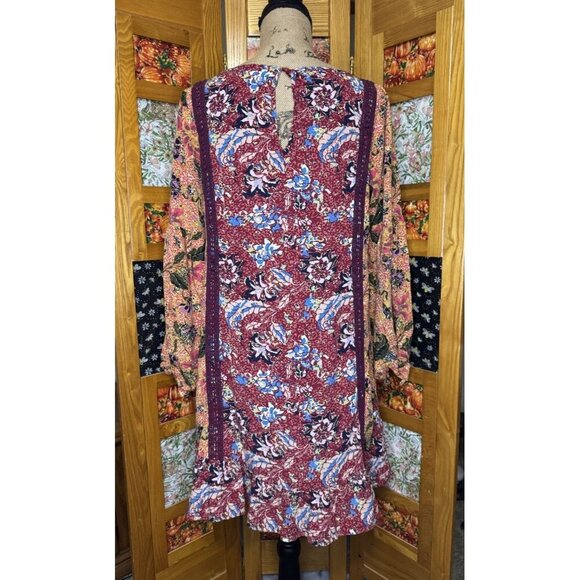 MATILDA JANE Lovely Menagerie Tunic Dress Boho Prairie Cottagecore Peasant Sz XS - Picture 6 of 10